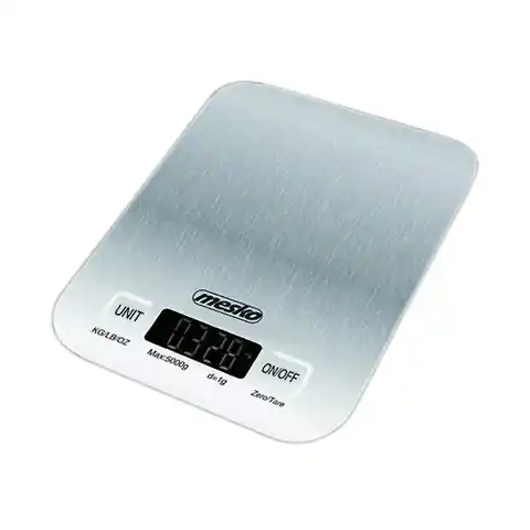 ⁨Mesko Kitchen scales MS 3169 white Maximum weight (capacity) 5 kg, Graduation 1 g, White⁩ w sklepie Wasserman.eu