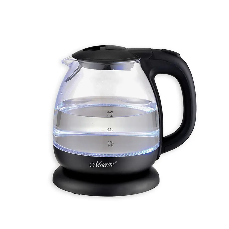 ⁨Feel-Maestro MR-055-BLACK electric kettle 1 L 1100 W⁩ at Wasserman.eu