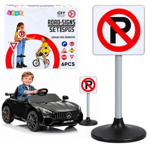 ⁨Znak Zakazu Drogowy Zakaz Parkowania Edukacyjny Dla Dzieci 70cm⁩ w sklepie Wasserman.eu
