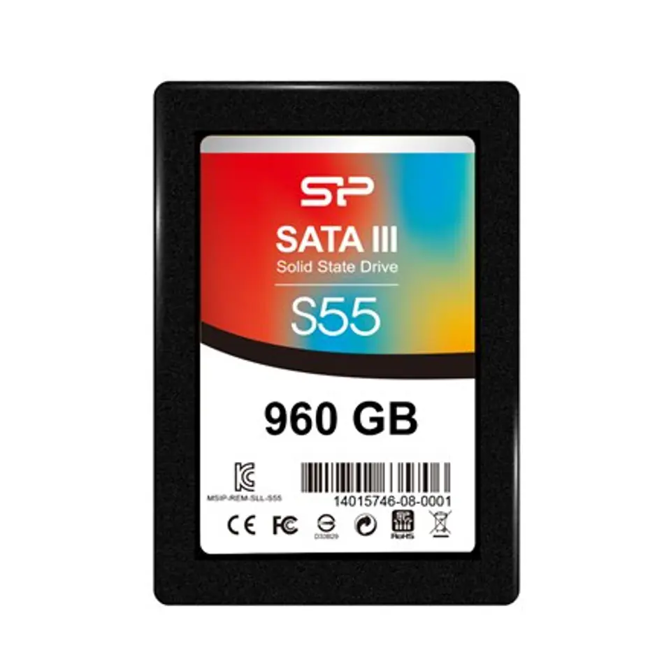 ⁨Silicon Power Slim S55 960 GB, SSD form factor 2.5", SSD interface Serial ATA III⁩ w sklepie Wasserman.eu