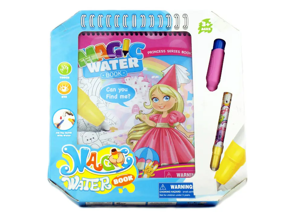 Coloring book with water marker pen at Wasserman.eu