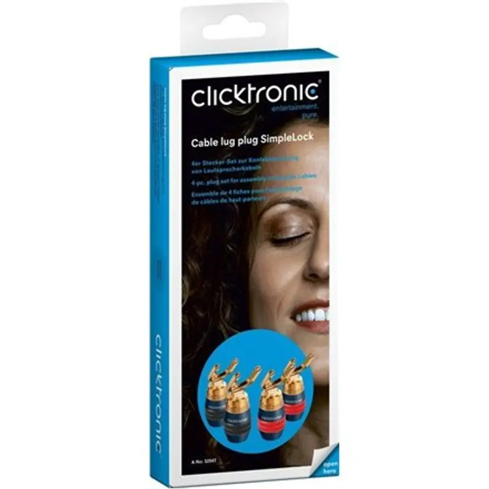 Clicktronic Cable lug plug SimpleLock at Wasserman.eu