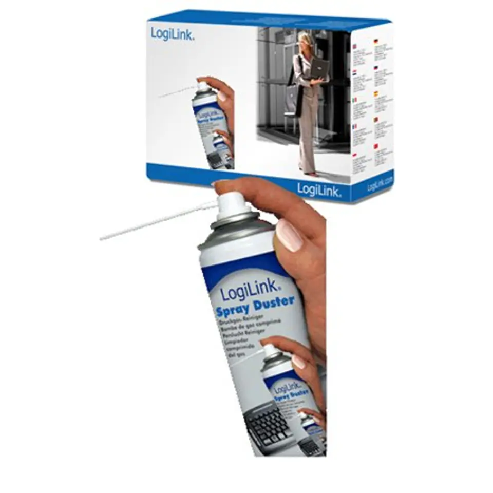 ⁨Logilink | Cleaning Duster Spray (400 ml) | Compressed air cleaner | 400 ml⁩ w sklepie Wasserman.eu