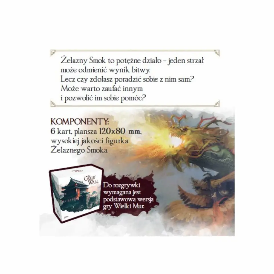 ⁨GRA WIELKI MUR: ŻELAZNY SMOK - dodatek AWAKEN REALMS⁩ w sklepie Wasserman.eu