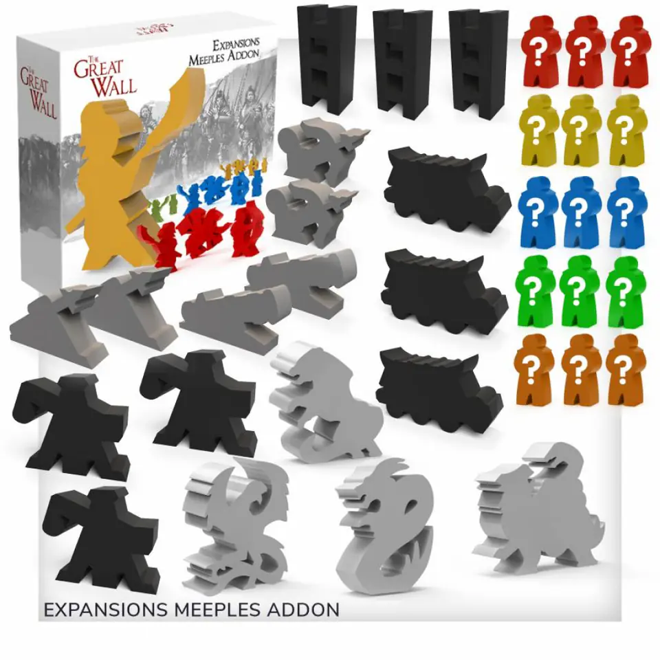 ⁨GRA WIELKI MUR: EXPANSION MEEPLE ADDON dodatek - AWAKEN REALMS⁩ w sklepie Wasserman.eu