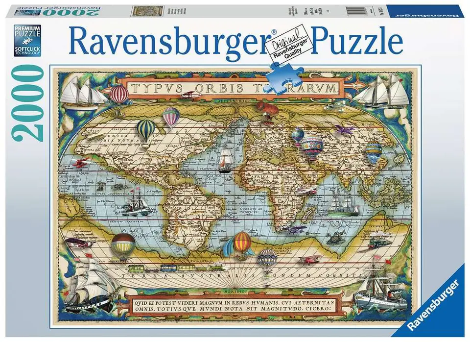 ⁨Puzzle 2000 elements: Around the world⁩ at Wasserman.eu