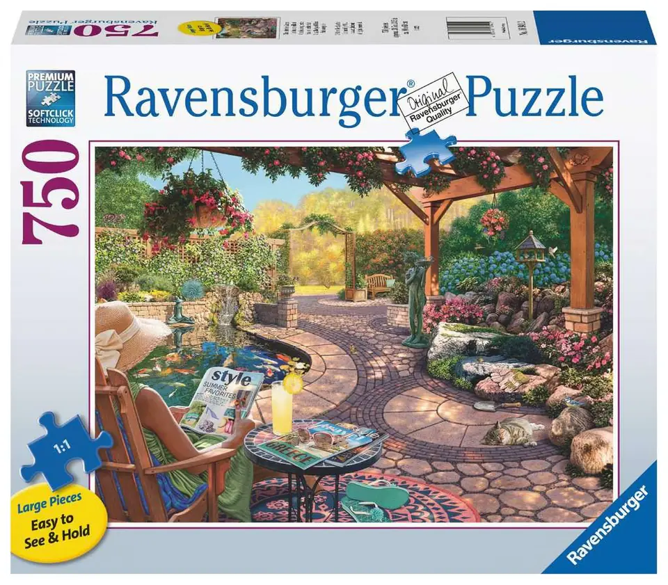 Puzzle Large format: Beautiful yard 750 elements at Wasserman.eu