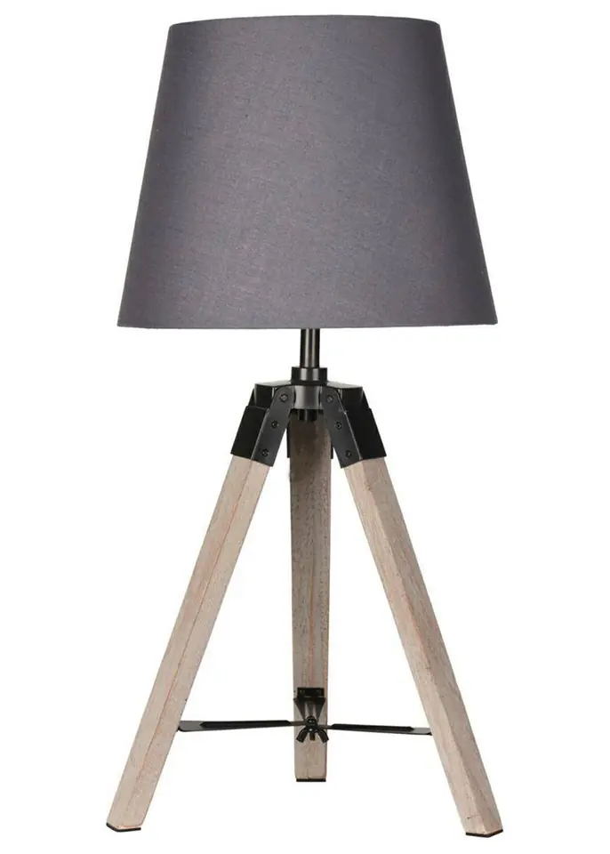 Lampka stojąca trójnóg szara 52 cm w sklepie Wasserman.eu