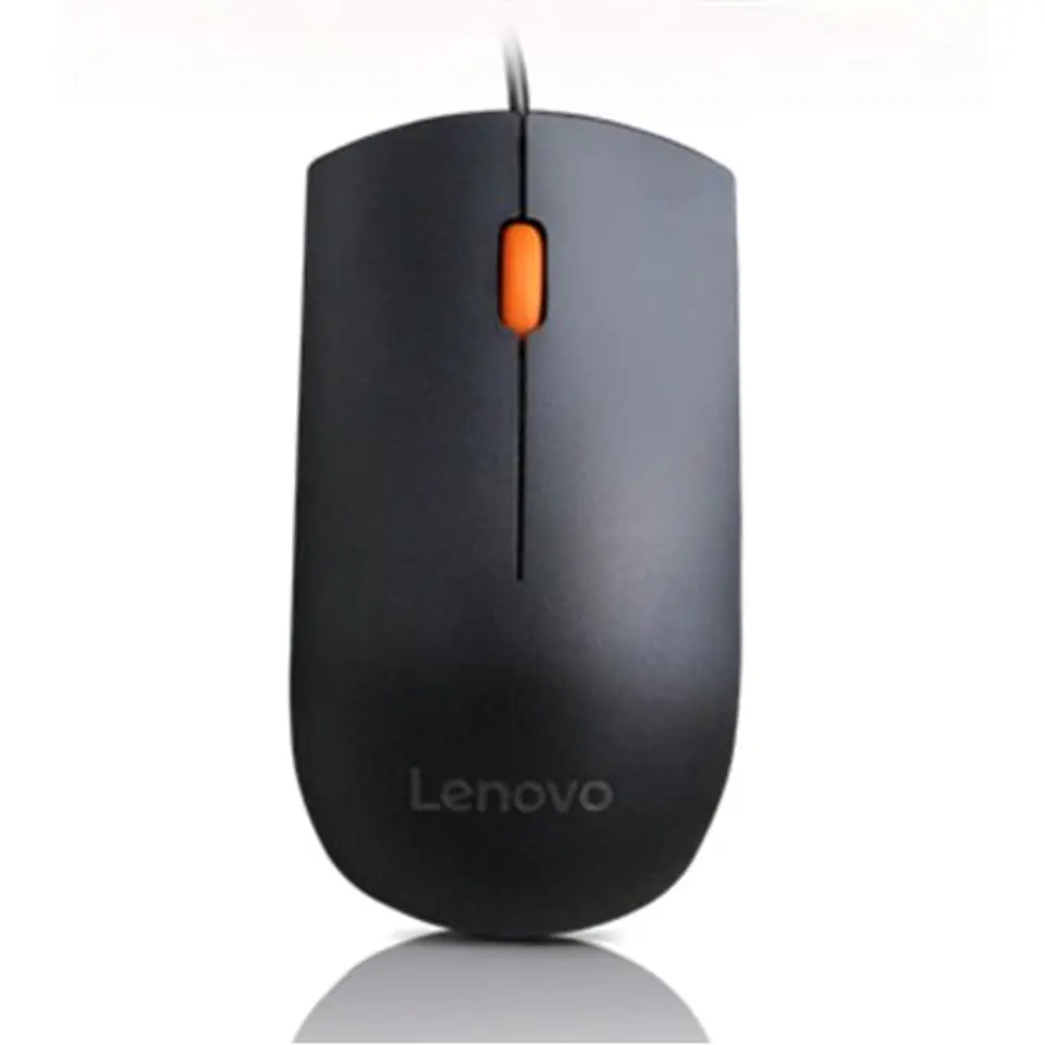 ⁨Lenovo Wired USB Mouse 300 Black, USB⁩ w sklepie Wasserman.eu