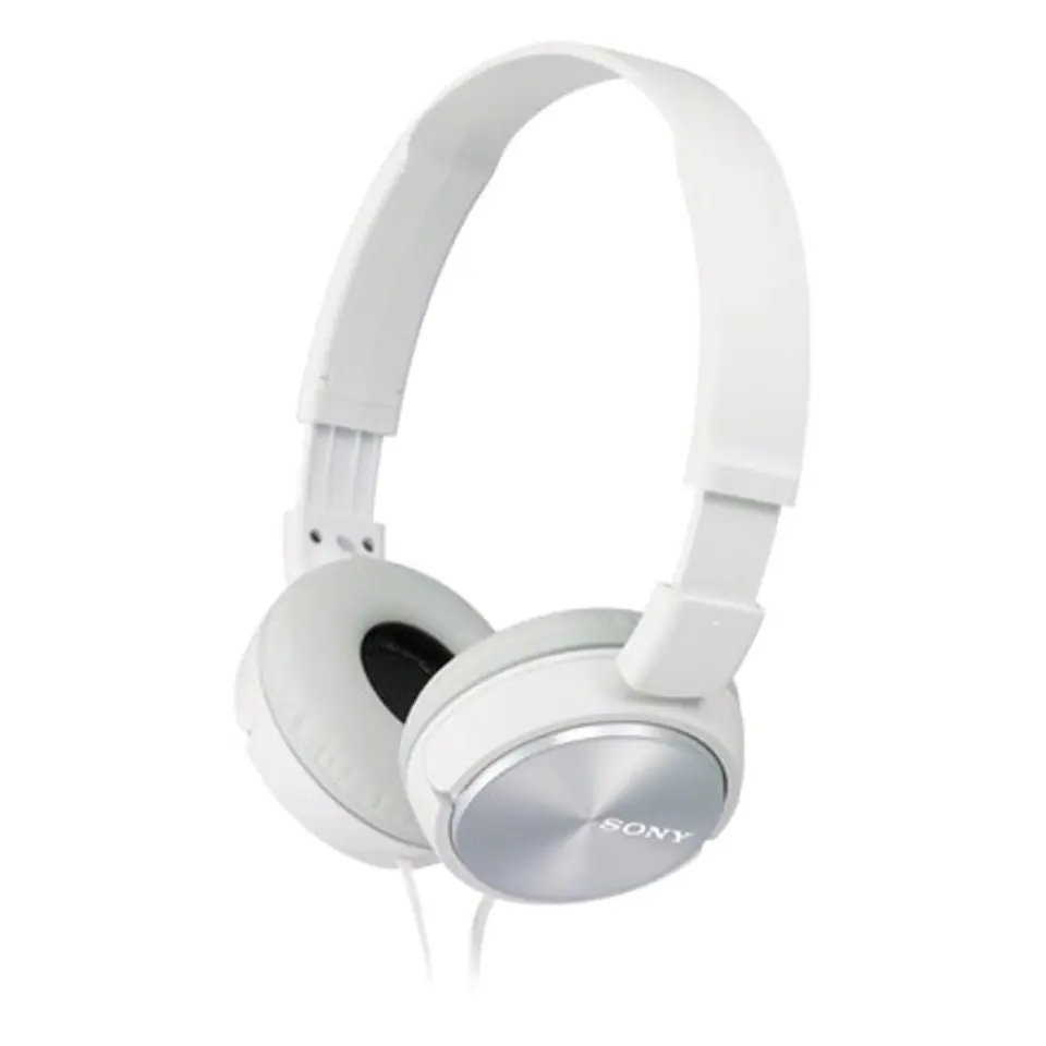 ⁨Sony Foldable Headphones MDR-ZX310 Headband/On-Ear, White⁩ at Wasserman.eu