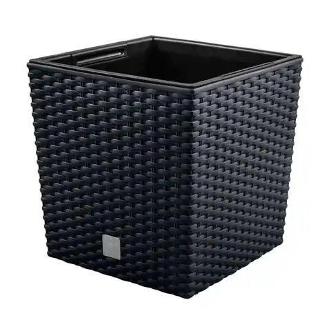 ⁨Plant pot with Rato Low cartridge DRTS325L anthracite⁩ at Wasserman.eu