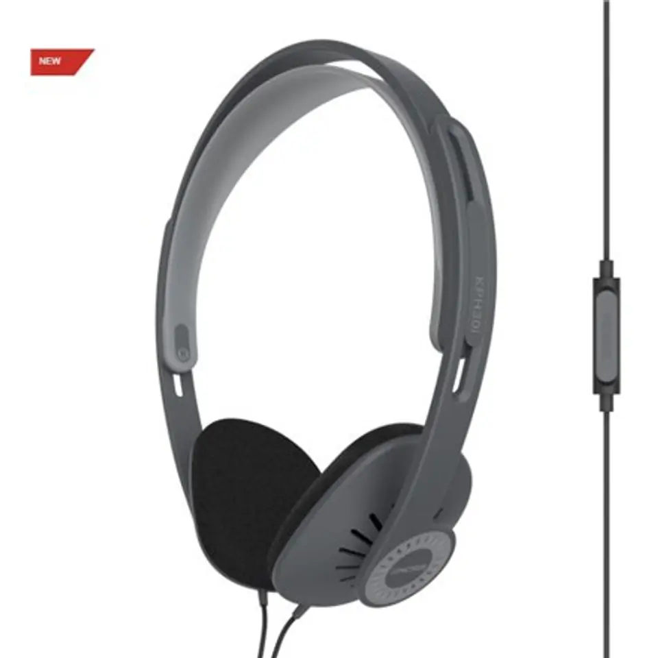 ⁨Koss Headphones KPH30iK Headband/On-Ear, 3.5mm (1/8 inch), Microphone, Black,⁩ at Wasserman.eu