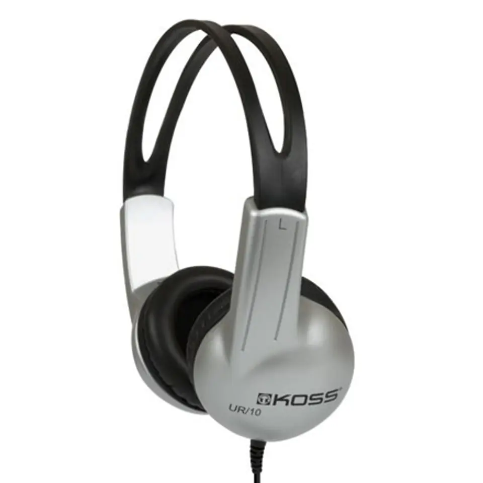 ⁨Koss Headphones UR10 Wired, On-Ear, 3,5 mm, Silver/Black⁩ w sklepie Wasserman.eu