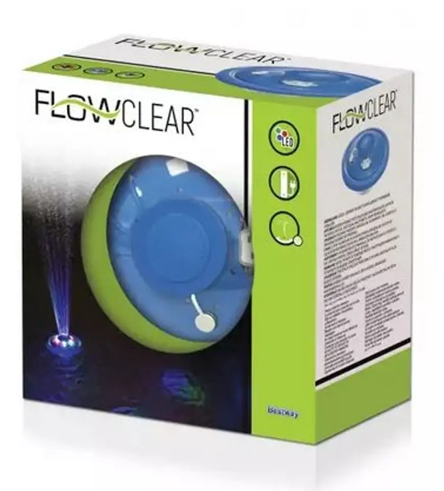 Fontanna basenowa reflektor LED Bestway az 1 metr w sklepie Wasserman.eu