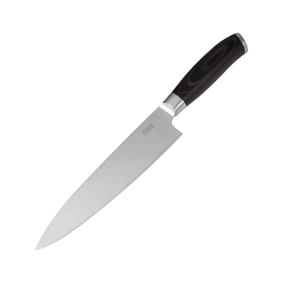 Nóż szefa kuchni ze stali nierdzewnej 33cm (7Cr17MoV) w sklepie Wasserman.eu