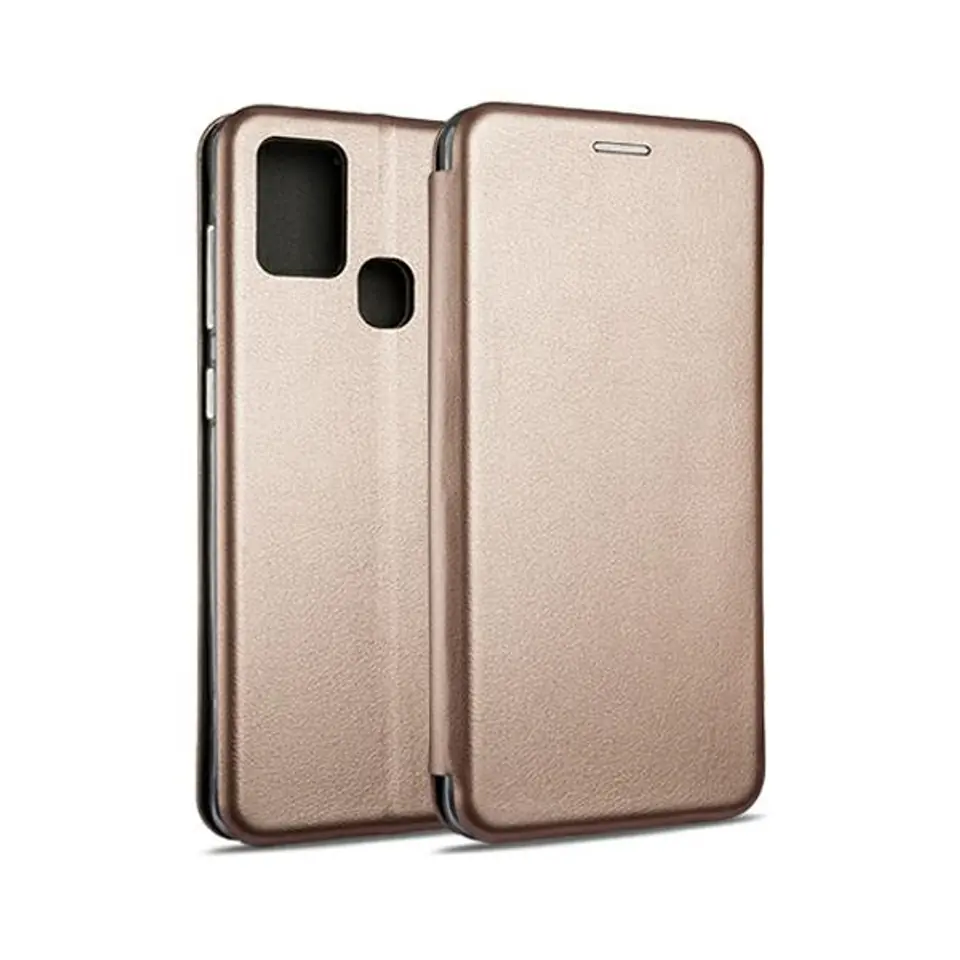 ⁨Beline Magnetic Book Case Samsung A21s A217 rose gold/rose gold⁩ at Wasserman.eu