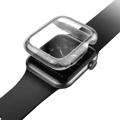 ⁨UNIQ etui Garde Apple Watch Series 4/5/6/SE/SE2 40mm. szary/smoked grey⁩ w sklepie Wasserman.eu