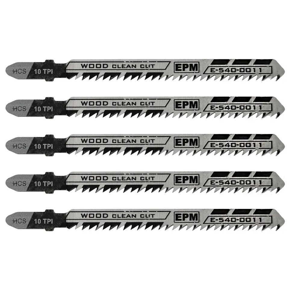 ⁨JIG SAW BLADE 74MM 10TPI WOOD T101B 5PCS⁩ at Wasserman.eu