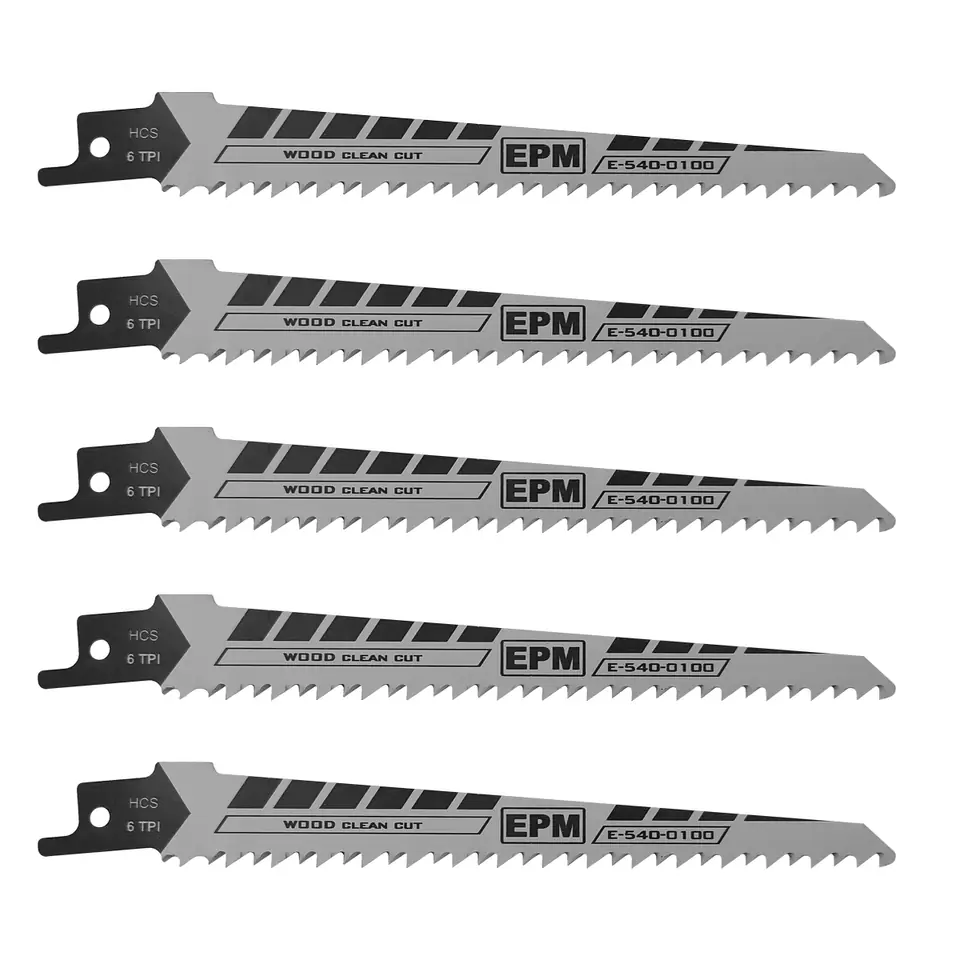 ⁨SAW BLADE FOR SABRE SAW 150MM 6TPI WOOD S644D 5 PCS.⁩ at Wasserman.eu