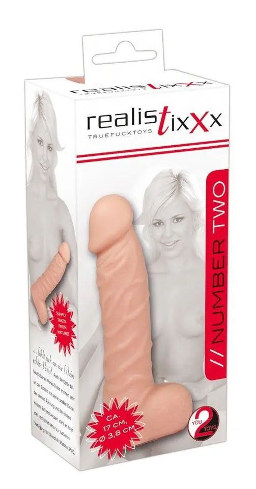 ⁨Dildo Number Two 17 cm Realistixxx⁩ w sklepie Wasserman.eu