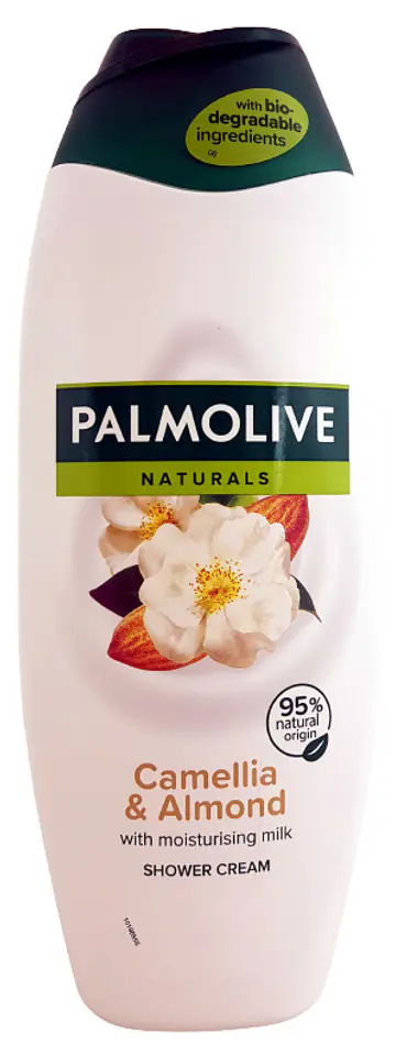 ⁨Palmolive Naturals Żel pod prysznic kremowy Camellia Oil & Almond 500ml⁩ w sklepie Wasserman.eu