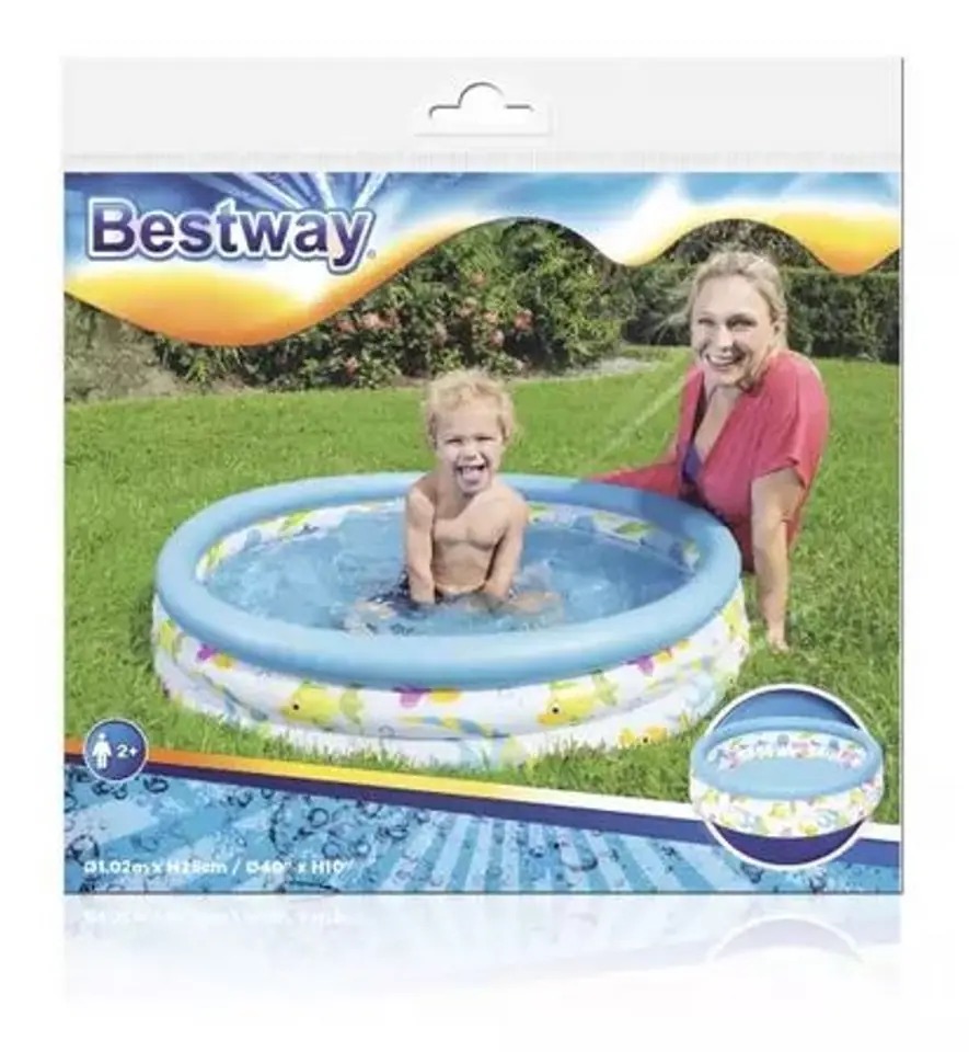 ⁨Bestway 51008 AIR TANK CORAL REEF 102cm x 25cm⁩ at Wasserman.eu