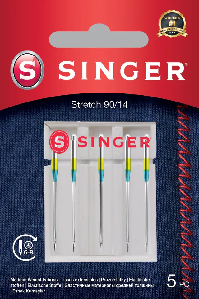 ⁨Singer Stretch Needle 90/14 5PK⁩ at Wasserman.eu