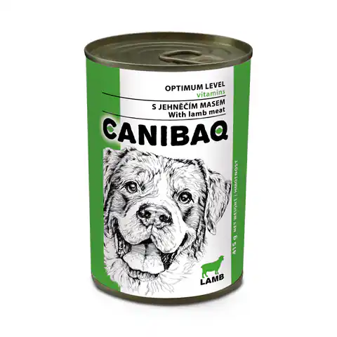 ⁨CANIBAQ Classic konserwa dla psa - jagnięcina 415g⁩ w sklepie Wasserman.eu