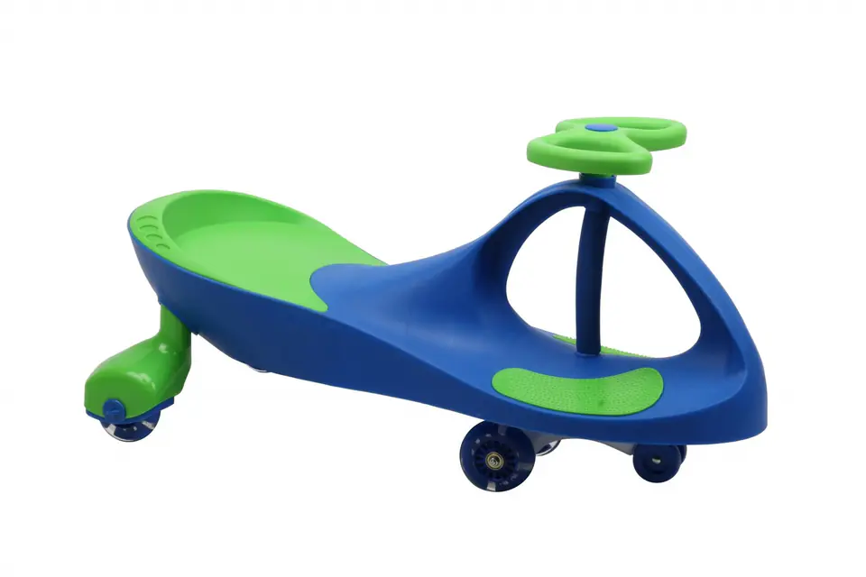 Jeździk Grawitacyjny Swing Car model 8097 Kauczukowe Koła LED niebieski-zielony w sklepie Wasserman.eu