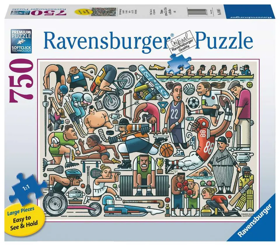 ⁨Puzzle Duży Format Atleci 750 elementów⁩ w sklepie Wasserman.eu