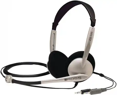 ⁨Koss Headphones CS100 Wired, On-Ear, Microphone, 3.5 mm, Black/Gold⁩ w sklepie Wasserman.eu