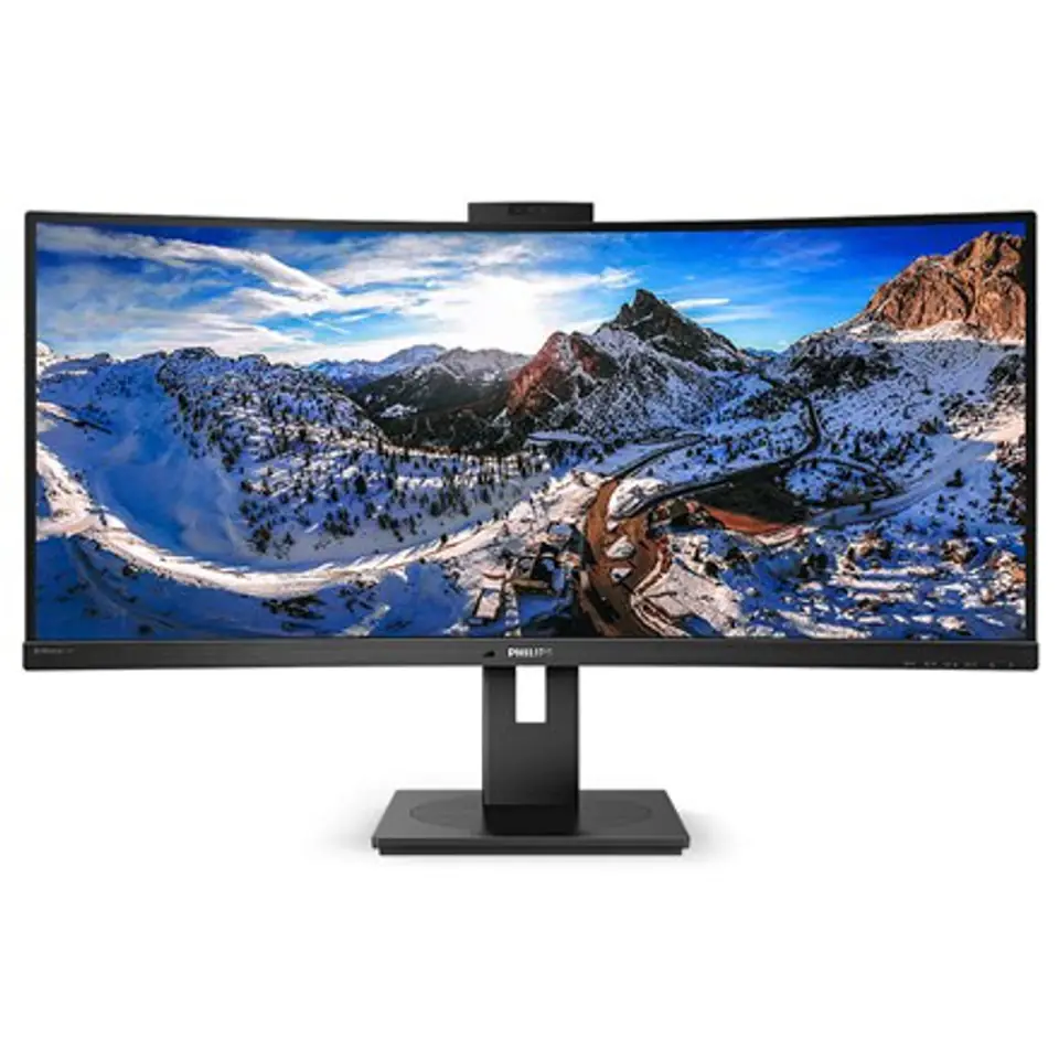 ⁨Philips Curved UltraWide 346P1CRH 34 ", VA, WQHD, 3440 x 1440, 21:9, 4 ms, 500 cd/m², Black⁩ w sklepie Wasserman.eu