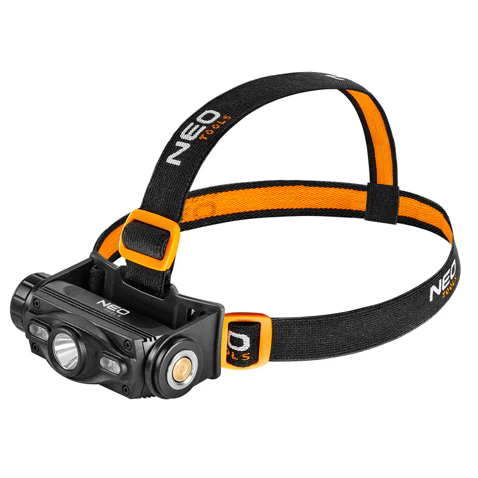 ⁨Rechargeable USB headlamp 1000 lm red/blue CREE LED + LED⁩ at Wasserman.eu
