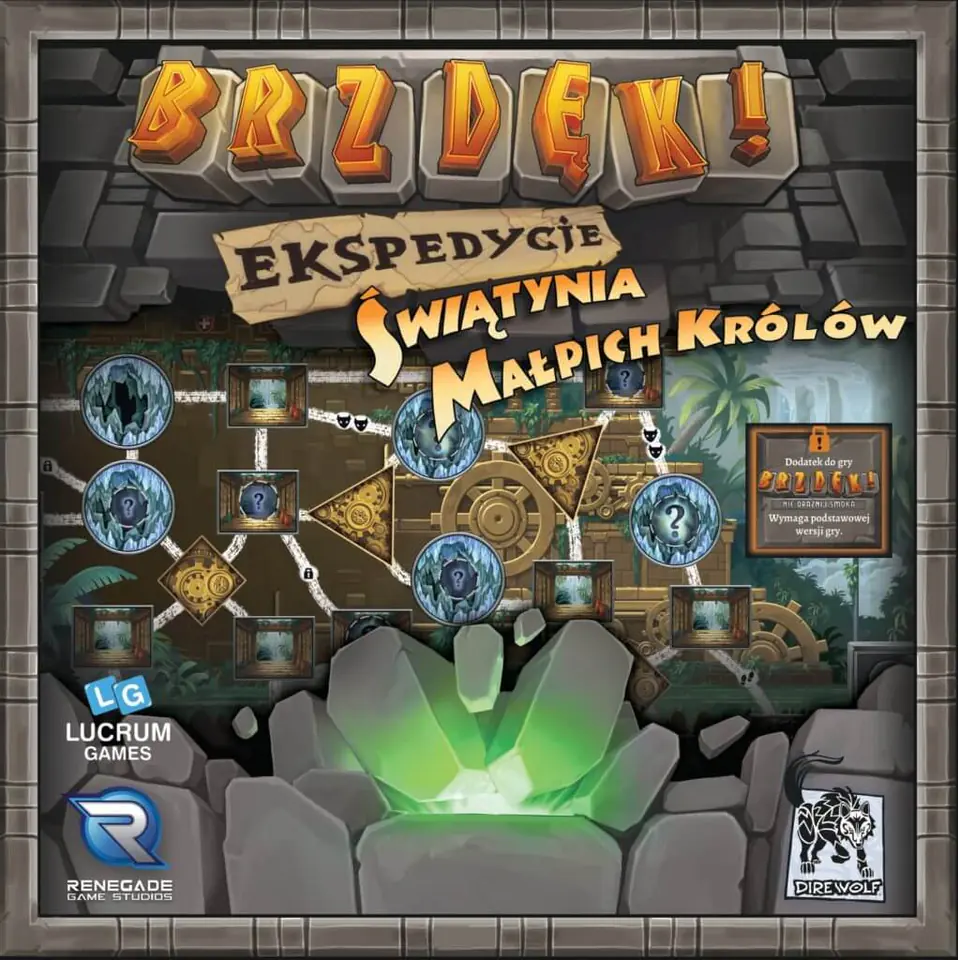 GRA BRZDĘK: EKSPEDYCJE - ŚWIĄTYNIA MAŁPICH KRÓLÓW dodatek - LUCRUM GAMES w sklepie Wasserman.eu