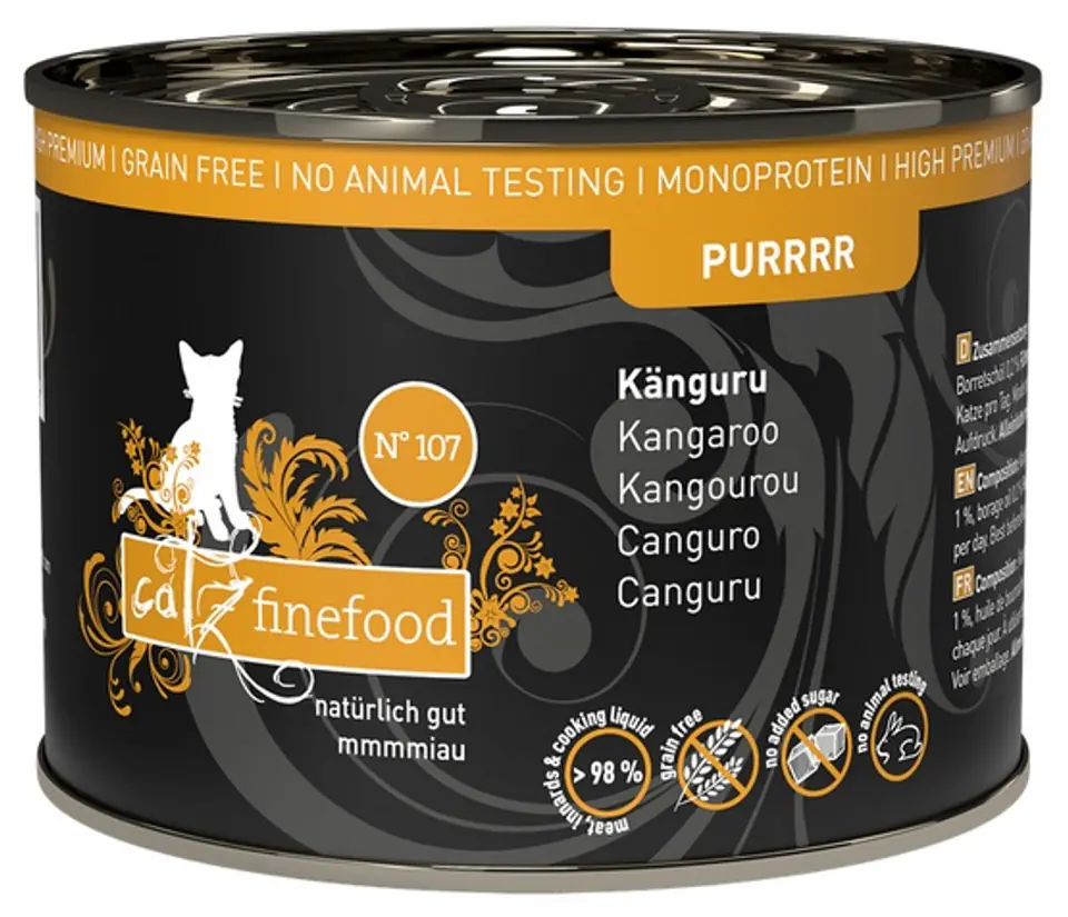 ⁨Catz Finefood Purrrr N.107 Kangur puszka 200g⁩ w sklepie Wasserman.eu