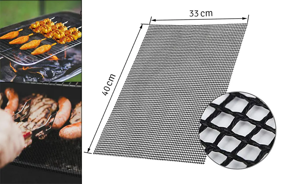 ⁨AG666B Teflon mesh mat 40x33cm xl⁩ at Wasserman.eu