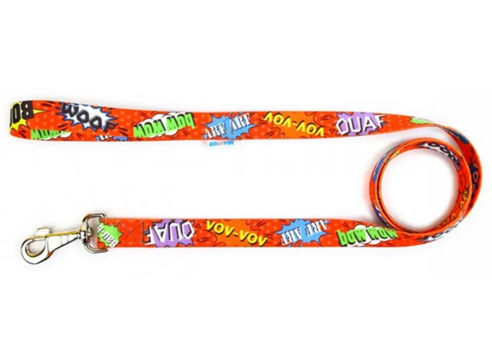 ⁨Matteo Lanyard Straight 30mm graffiti red⁩ at Wasserman.eu