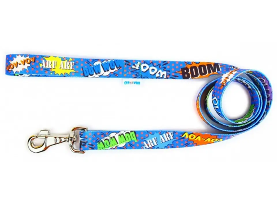 ⁨Matteo Straight Lanyard 30mm graffiti blue⁩ at Wasserman.eu