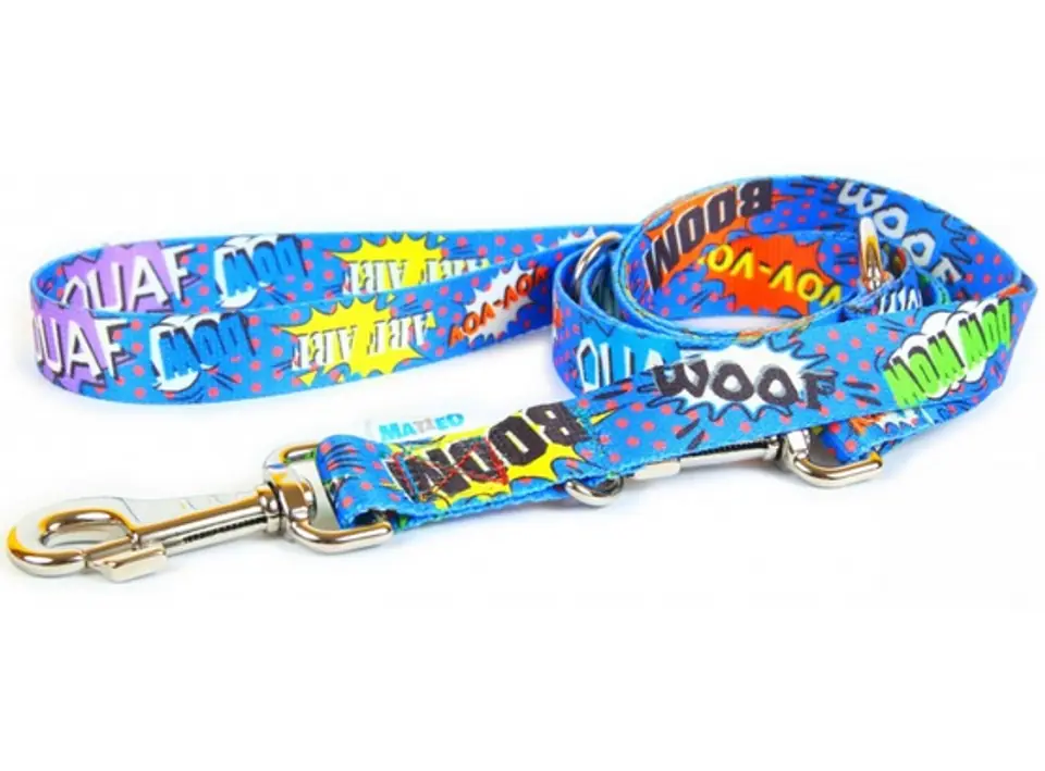 ⁨Matteo Lanyard Adjustable 30mm graffiti blue⁩ at Wasserman.eu