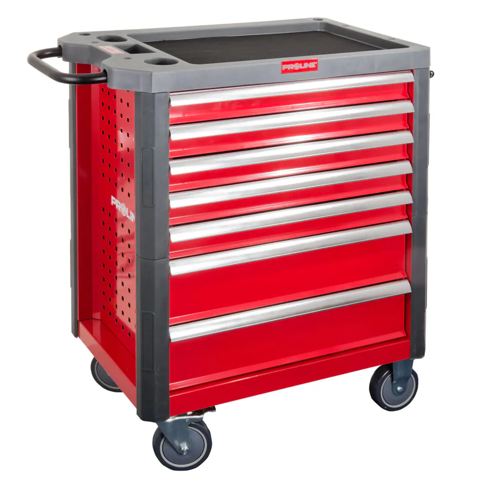 ⁨33107 Workshop trolley 7 drawers, 706x450x815 mm, Proline⁩ at Wasserman.eu