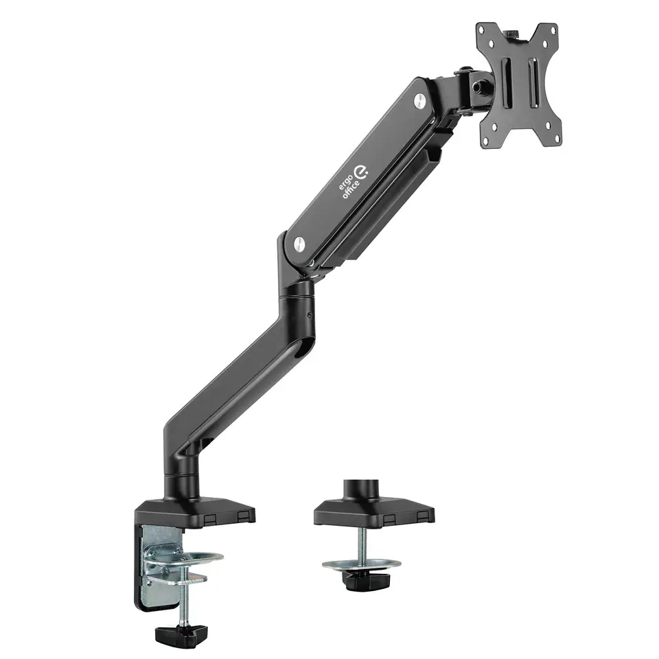 ⁨Ergo Office Universal Monitor Desk Holder, Gas Spring 17"-35" 15kg, VESA 75x75 / 100x100, ER-445⁩ at Wasserman.eu