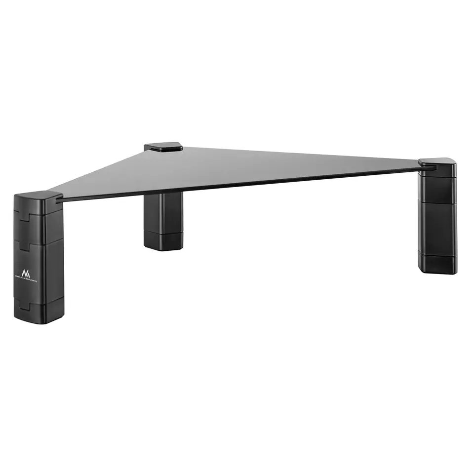 ⁨Laptop stand / Maclean horn monitor, max. 20kg, tempered glass, (515x285x127mm), MC-935⁩ at Wasserman.eu