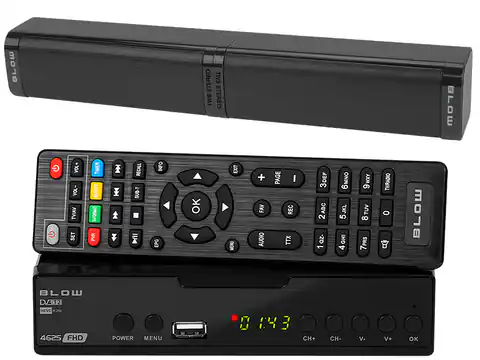 ⁨DVB-T2 Set-top Box Tuner BLOW 4625FHD+BT760⁩ at Wasserman.eu