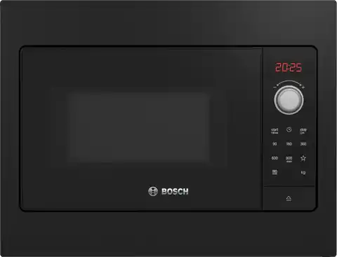 ⁨Bosch Microwave Oven BFL523MB3 Built-in, 800 W, Black⁩ w sklepie Wasserman.eu