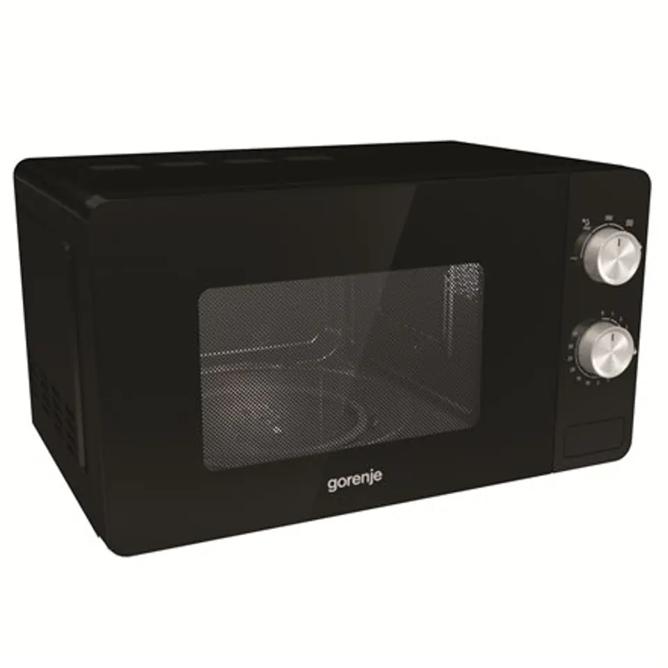 ⁨Gorenje | MO20E1B | Kuchenka mikrofalowa | Wolnostojąca | 20 L | 800 W | Czarna⁩ w sklepie Wasserman.eu