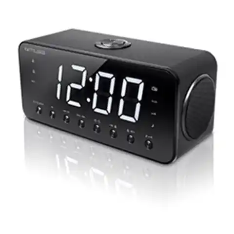 ⁨Muse Clock radio M-192CR Black, Display : 1.8 inch white LED with dimmer⁩ at Wasserman.eu