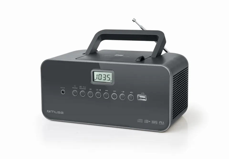 Muse Portable radio M-28DG USB port, AUX in, at Wasserman.eu