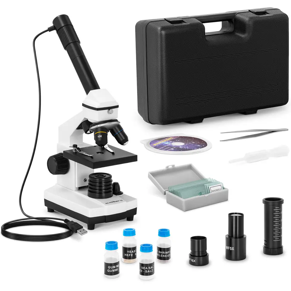 ⁨Digital Microscope Magnification 20-1280x USB KIT⁩ at Wasserman.eu