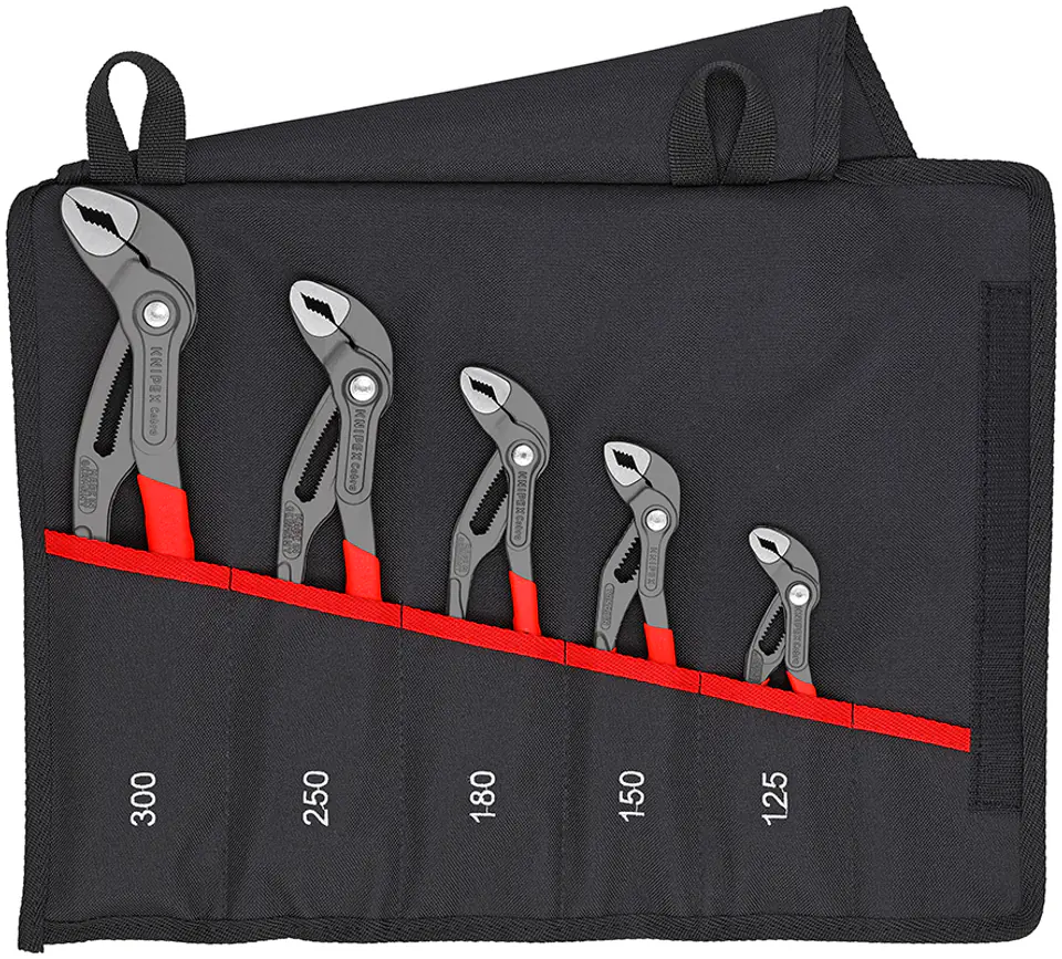 ⁨PIPE PLIERS SET IN A 5-PIECE CASE⁩ at Wasserman.eu