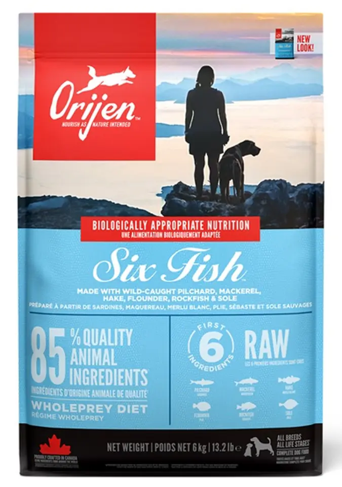 ⁨Orijen Adult 6 Fresh Fish 6kg⁩ w sklepie Wasserman.eu